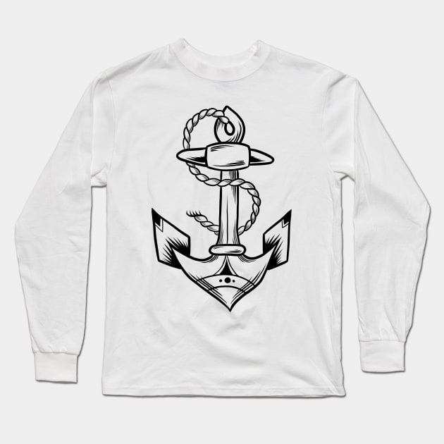 Anchor Long Sleeve T-Shirt by Adorline